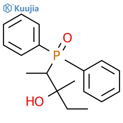 3-PENTANOL, 2-(DIPHENYLPHOSPHINYL)-3-METHYL- structure
