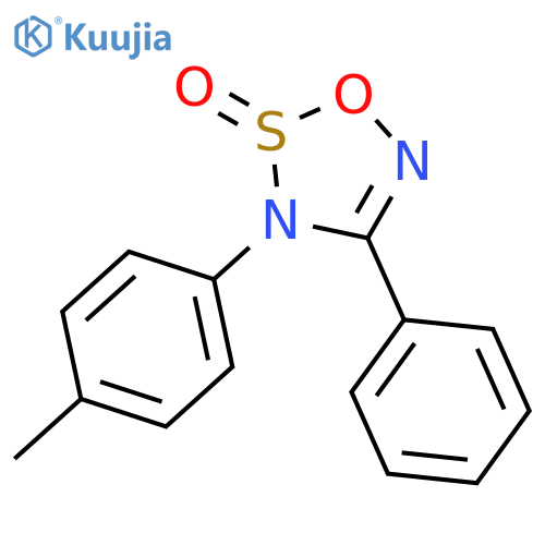 3H-1,2,3,5-OXATHIADIAZOLE, 3-(4-METHYLPHENYL)-4-PHENYL-, 2-OXIDE structure