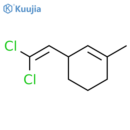 Cyclohexene, 3-(2,2-dichloroethenyl)-1-methyl- structure