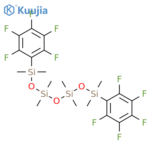 Tetrasiloxane, 1,1,3,3,5,5,7,7-octamethyl-1,7-bis(pentafluorophenyl)- structure