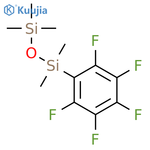 Disiloxane, pentamethyl(pentafluorophenyl)- structure