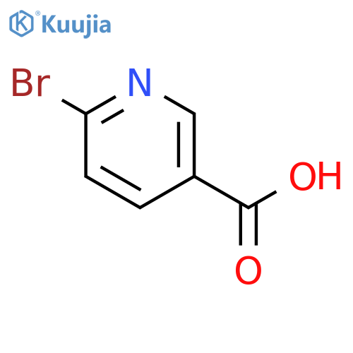 6-bromopyridine-3-carboxylic acid structure