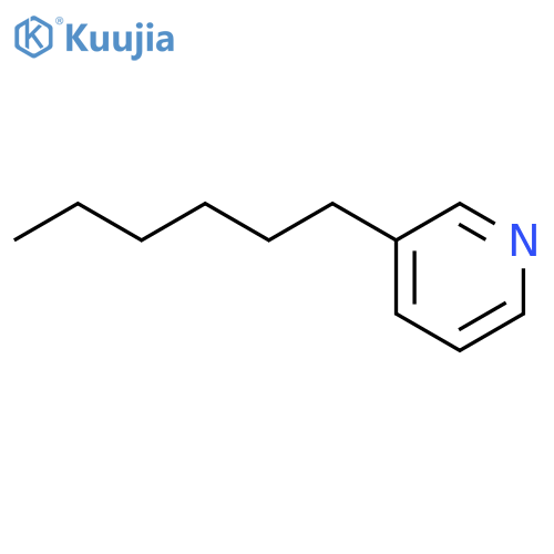 3-Hexylpyridine structure