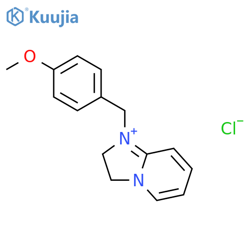 1-(4-Methoxybenzyl)-2,3-dihydroimidazo1,2-apyridin-1-ium Chloride structure