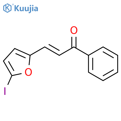 2-Propen-1-one, 3-(5-iodo-2-furanyl)-1-phenyl- structure