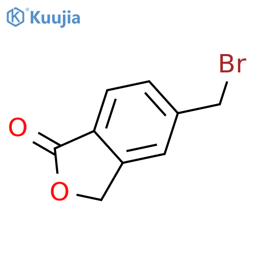 5-(bromomethyl)-1,3-dihydro-2-benzofuran-1-one structure