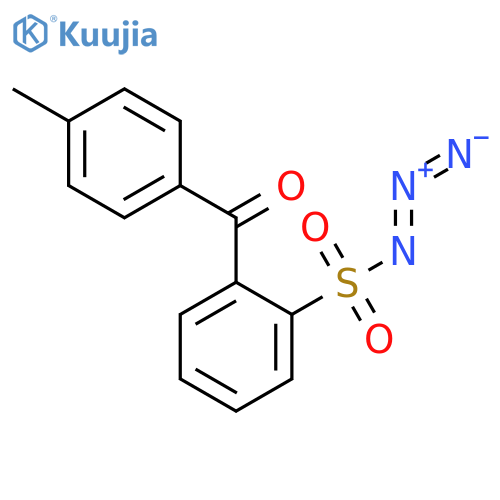 BENZENESULFONYL AZIDE, 2-(4-METHYLBENZOYL)- structure
