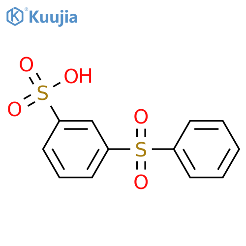 Benzenesulfonic acid,3-(phenylsulfonyl)- structure