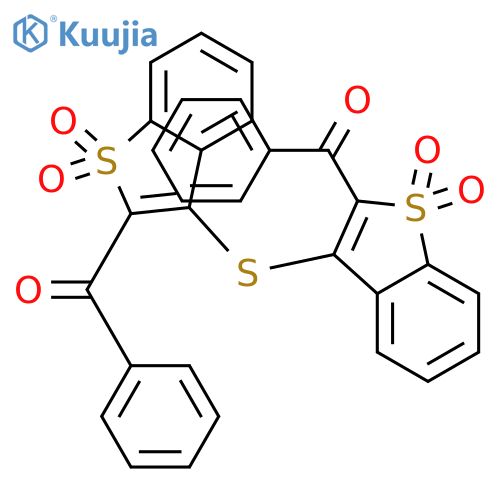 METHANONE, [THIOBIS(1,1-DIOXIDOBENZO[B]THIOPHENE-3,2-DIYL)]BIS[PHENYL- structure