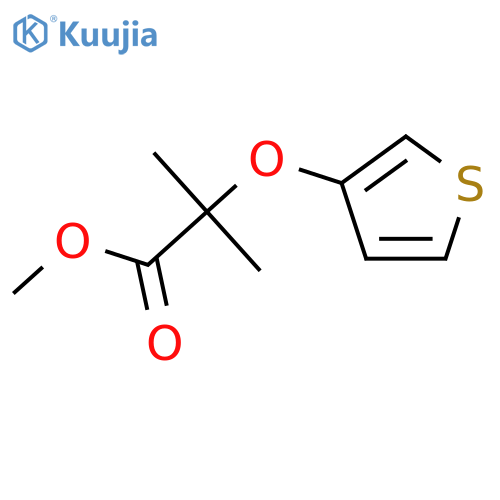 Methyl 2-methyl-2-[(thiophen-3-yl)oxy]propanoate structure