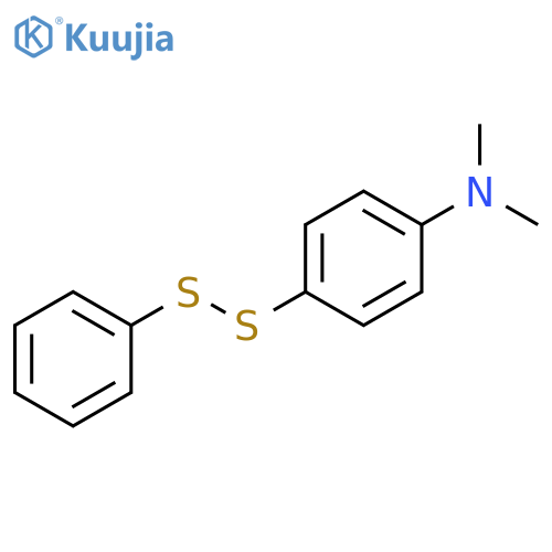 Benzenamine, N,N-dimethyl-4-(phenyldithio)- structure