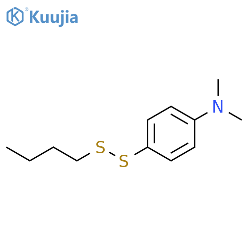 Benzenamine, 4-(butyldithio)-N,N-dimethyl- structure