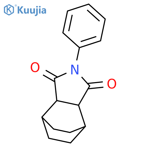 4,7-ETHANO-1H-ISOINDOLE-1,3(2H)-DIONE, HEXAHYDRO-2-PHENYL- structure