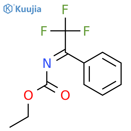 Carbamic acid, (2,2,2-trifluoro-1-phenylethylidene)-, ethyl ester structure