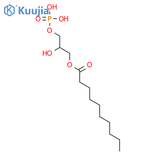 1-decanoyl-2-lyso-3-phosphatidic acid structure