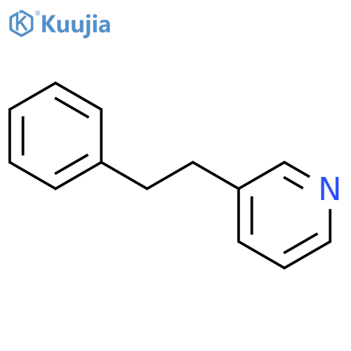 3-(2-phenylethyl)pyridine structure