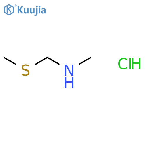 Methanamine, N-methyl-1-(methylthio)-, hydrochloride structure