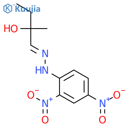 BUTANAL, 2-HYDROXY-2-METHYL-, (2,4-DINITROPHENYL)HYDRAZONE structure