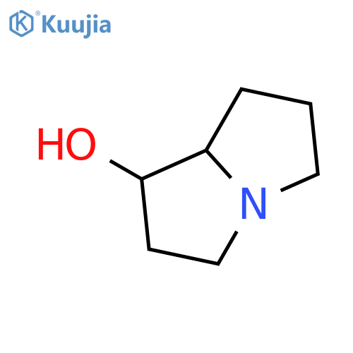 (1S-trans)-hexahydro-1H-Pyrrolizin-1-ol structure