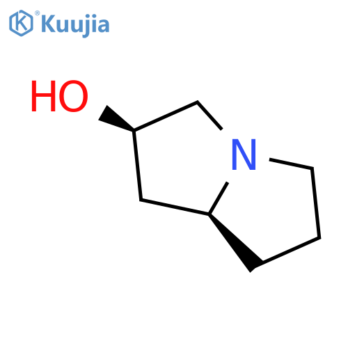 1H-Pyrrolizin-2-ol, hexahydro-, (2R-trans)- structure