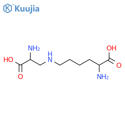 N~6~-[(2R)-2-amino-2-carboxyethyl]-L-lysine structure