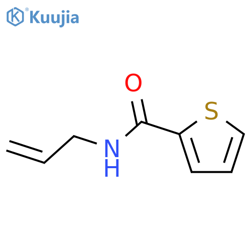 N-(prop-2-en-1-yl)thiophene-2-carboxamide structure