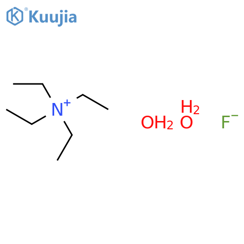 Tetraethylammonium fluoride dihydrate structure