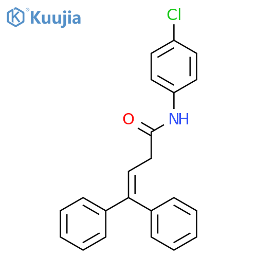 3-Butenamide, N-(4-chlorophenyl)-4,4-diphenyl- structure
