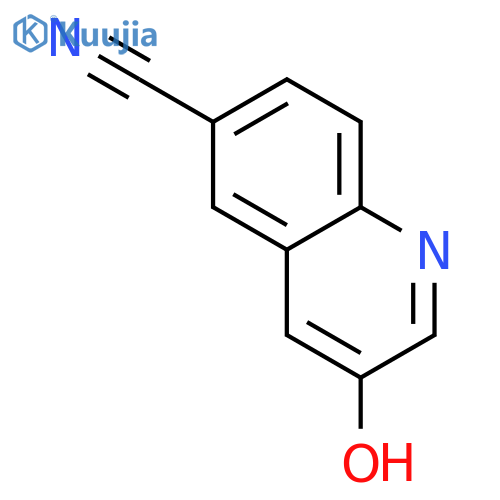3-hydroxyquinoline-6-carbonitrile structure