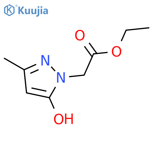 ethyl 2-(5-hydroxy-3-methyl-1H-pyrazol-1-yl)acetate structure
