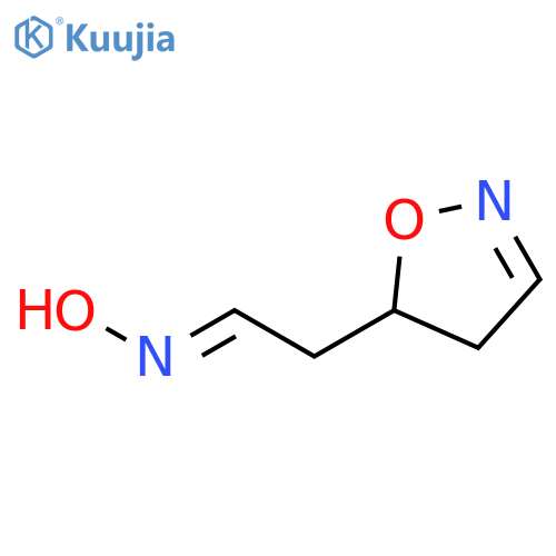 2-(4,5-Dihydroisoxazol-5-yl)acetaldehyde oxime structure