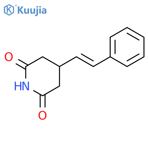 2,6-Piperidinedione,4-(2-phenylethenyl)- structure
