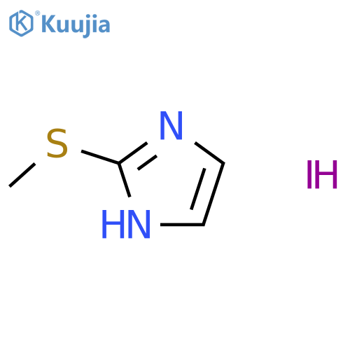 1H-Imidazole,2-(methylthio)-, hydriodide (1:1) structure