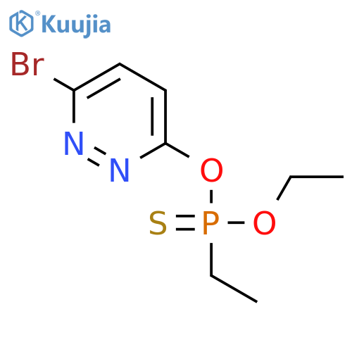 PHOSPHONOTHIOIC ACID, ETHYL-, O-(6-BROMO-3-PYRIDAZINYL) O-ETHYL ESTER structure