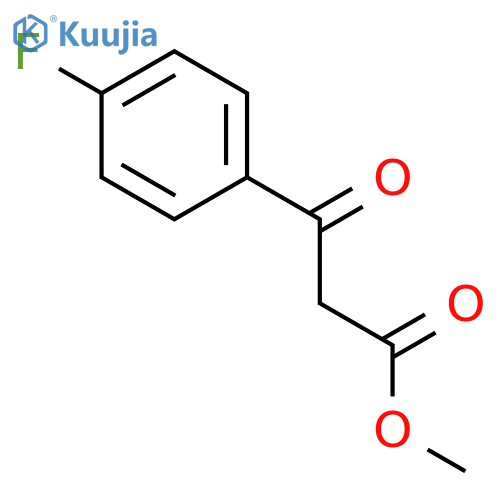 Methyl 4-fluorobenzoylacetate structure