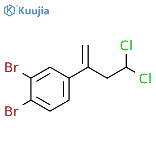 BENZENE, 1,2-DIBROMO-4-(3,3-DICHLORO-1-METHYLENEPROPYL)- structure