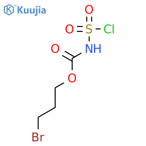 CARBAMIC ACID, (CHLOROSULFONYL)-, 3-BROMOPROPYL ESTER structure