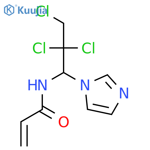 2-PROPENAMIDE, N-[2,2,3-TRICHLORO-1-(1H-IMIDAZOL-1-YL)PROPYL]- structure