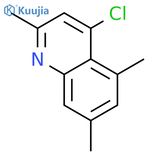 4-chloro-2,5,7-trimethylquinoline structure