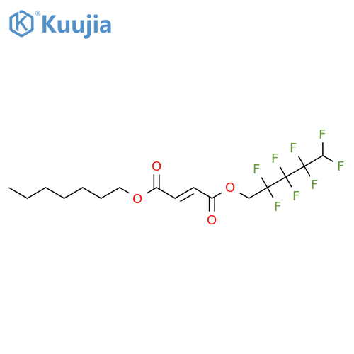 2-Butenedioic acid, heptyl 2,2,3,3,4,4,5,5-octafluoropentyl ester structure