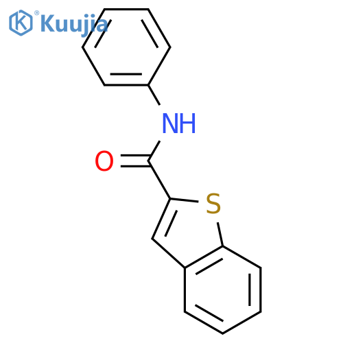 Benzo[b]thiophene-2-carboxamide,N-phenyl- structure