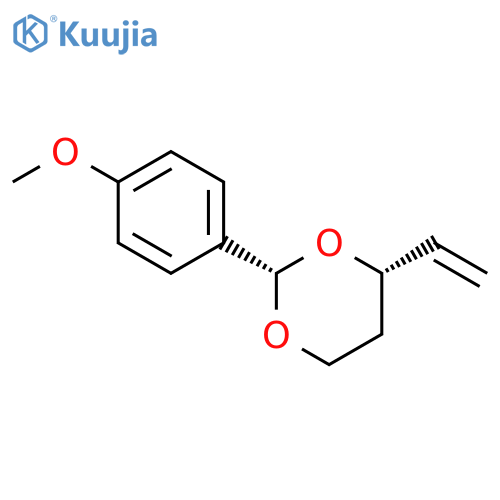 1,3-Dioxane, 4-ethenyl-2-(4-methoxyphenyl)-, (2S,4S)- structure