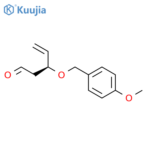 4-Pentenal, 3-[(4-methoxyphenyl)methoxy]-, (3S)- structure