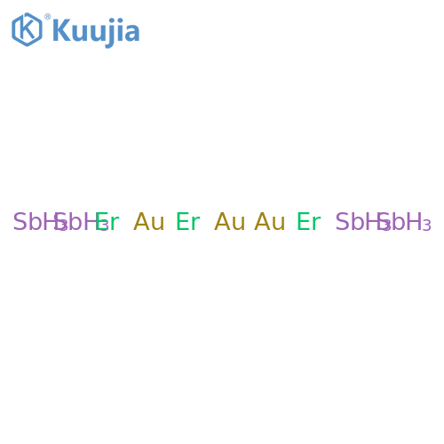 ANTIMONY, COMPD. WITH ERBIUM AND GOLD (4:3:3) structure