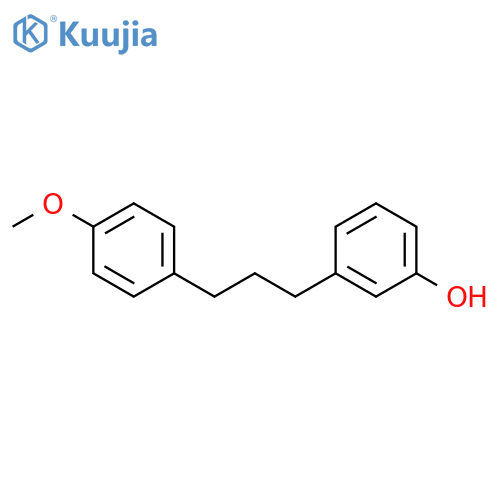 Phenol, 3-[3-(4-methoxyphenyl)propyl]- structure