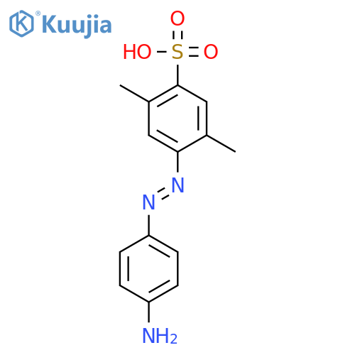 Benzenesulfonic acid, 4-[(4-aminophenyl)azo]-2,5-dimethyl- structure