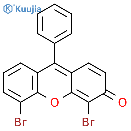 3H-Xanthen-3-one, 4,5-dibromo-9-phenyl- structure