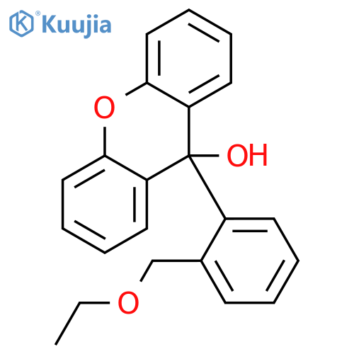 9H-Xanthen-9-ol,9-[2-(ethoxymethyl)phenyl]- structure