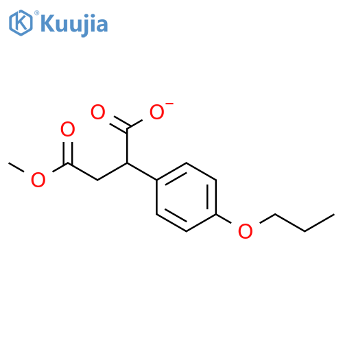 BUTANEDIOIC ACID, (4-PROPOXYPHENYL)-, 4-METHYL ESTER structure