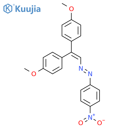 Diazene, [2,2-bis(4-methoxyphenyl)ethenyl](4-nitrophenyl)- structure